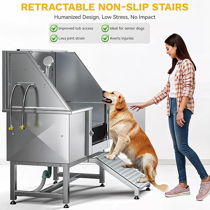 DWVO Professional Pet Dog Bathing Station for Grooming, 50&
