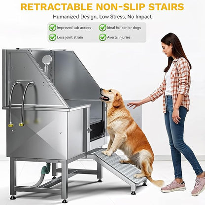DWVO Professional Pet Dog Bathing Station for Grooming, 50&