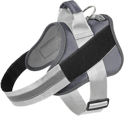 Bolux Dog Harness, No-Pull Reflective Dog Vest, Breathable Adjustable Pet Harness with Handle for Outdoor Walking - No More Pulling, Tugging or Choking