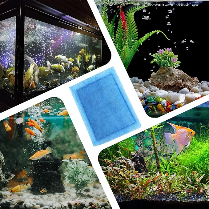 12 Pack Aquarium Filter Cartridges for Aqua-Tech 30-60/20-40 Gallon Fish Tank Power Filter Replacement, EZ-Change 