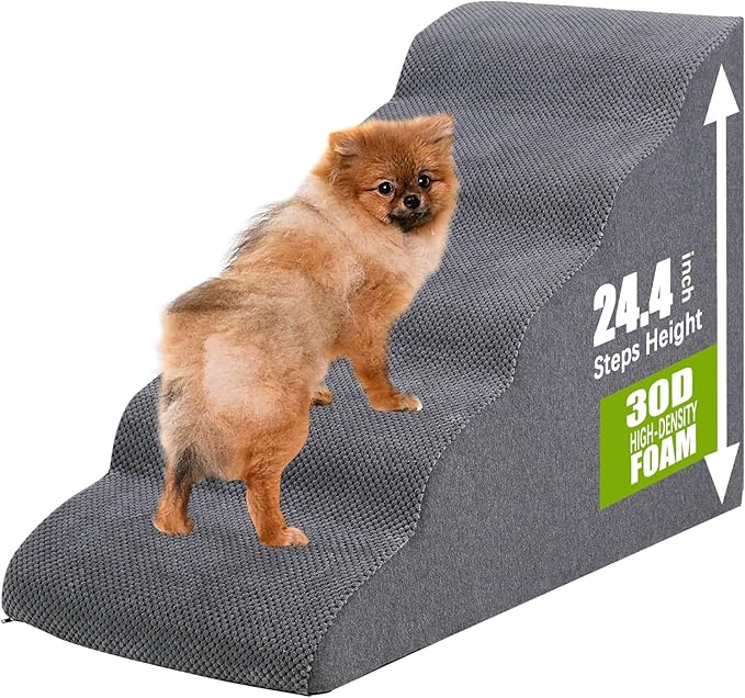 Dog Stairs&amp;Steps for High Beds Up to 28&