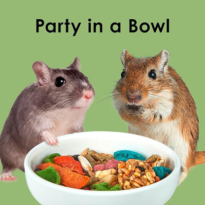 Kaytee Fiesta Hamster &amp; Gerbil Food, Nutritious and Fun Blend, Supports Dental Health and Digestion, 4.5 pounds