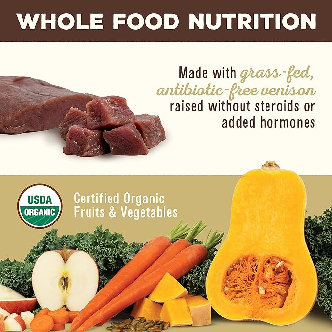 Primal Freeze Dried Raw Cat Food Nuggets Venison, Complete &amp; Balanced Meal or Topper, Premium, Healthy, Grain Free, High Protein Raw Cat Food with Probiotics (14 oz)