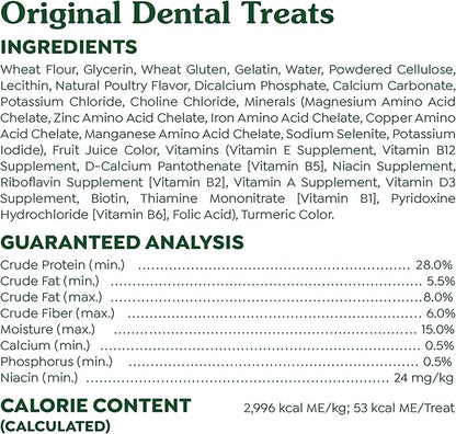 Greenies Original Teenie Dental Dog Treats, 54 oz. Pack (192 Treats)