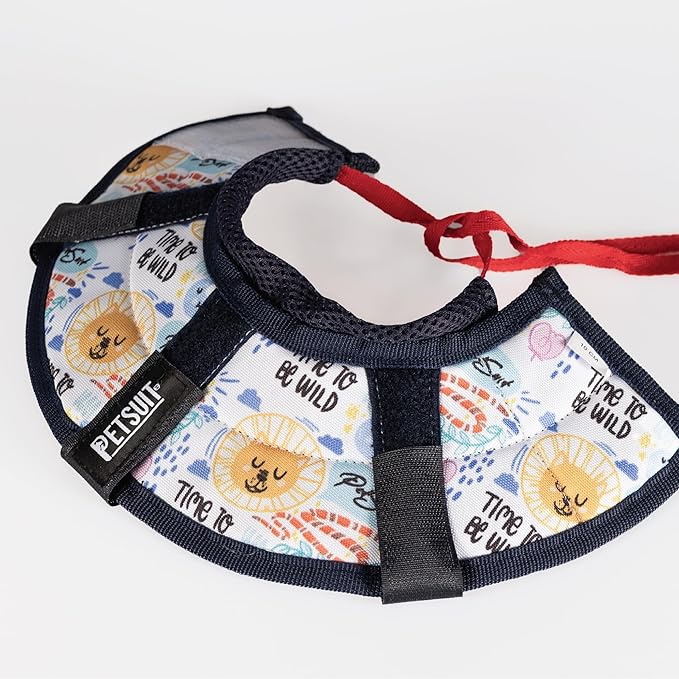 Cat Cone Collar – Colorful Cat Pattern - Lightweight Recovery Cone for Cats, Anti-Lick &amp; Anti-Scratch, Vet Recommended, Elizabethan Collar (Colorful, XXS Long [Neck Girth: 7.5"-10.3"])