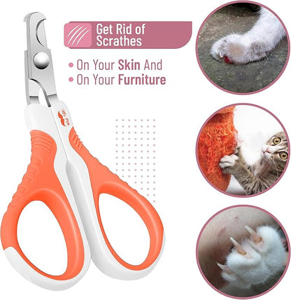 Mr. Pen Cat Nail Trimmer - Orange, Kitten &amp; Small Dog Nail Clipper, Cat Claw Trimmer