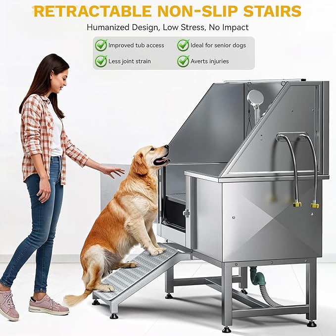 DWVO Professional Pet Dog Bathing Station for Grooming, 50&