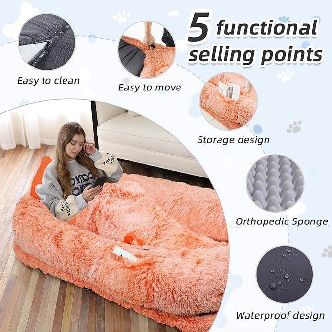 Human Dog Bed, 71&