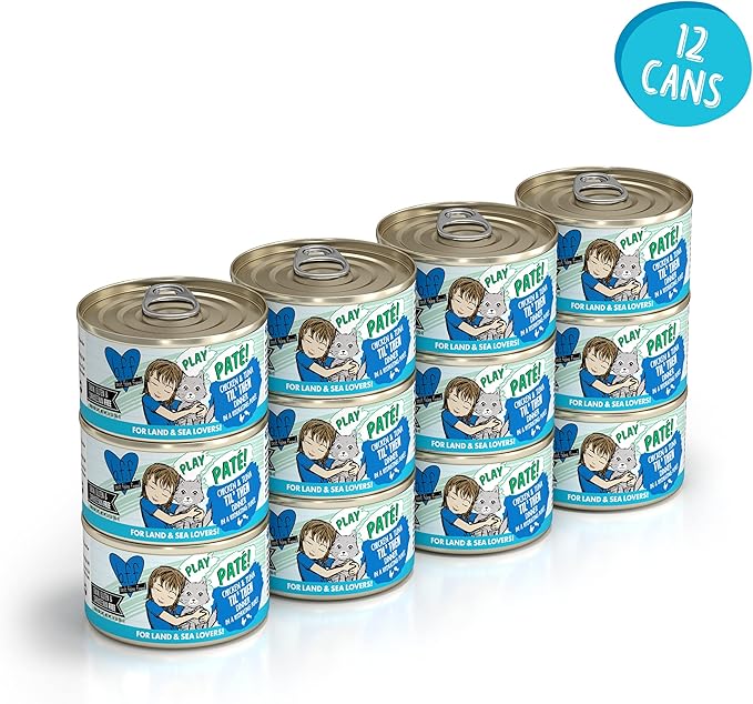 Weruva B.F.F. Play - Best Feline Friend Paté Lovers, Aw Yeah!, Chicken &amp; Tuna Til&