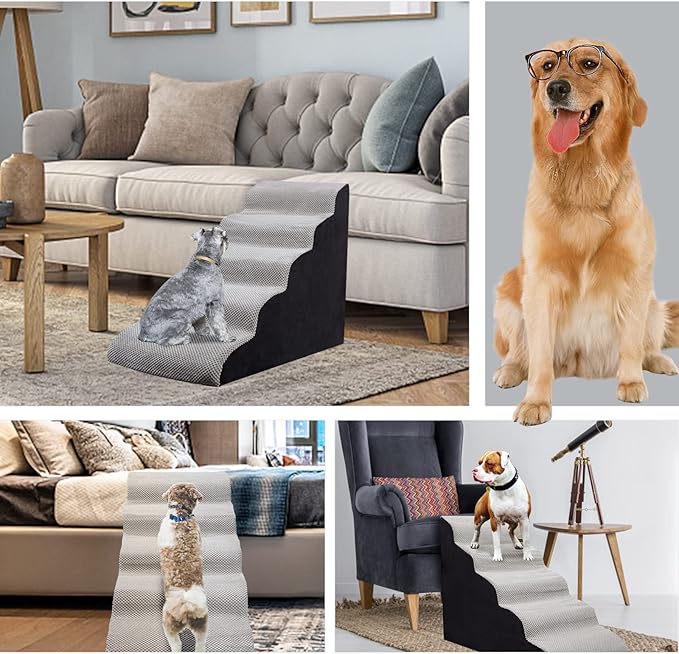 Dog Stairs&amp;Steps for High Beds Up to 28&