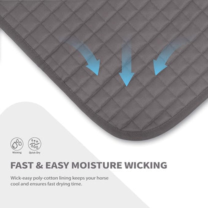 Tackmore Western Saddle Pad Breathable, Shock-Absorbing Saddle Pad