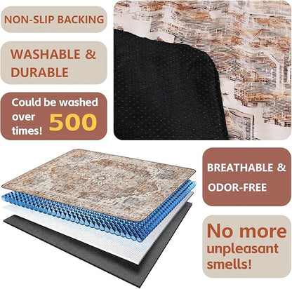 Washable Pee Pads for Dogs 2 Pack, Absorbent Reusable Puppy Pads Waterproof, Leakproof &amp; Non-Slip Whelping Pad, Potty Training Pads for Dogs Playpen Mat 24x36