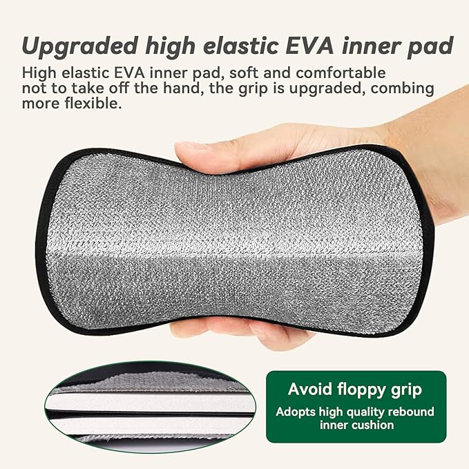 Pet Hair Removal Kit – Static Hair Removal Glove &amp; Shedding Comb for Cats &amp; Dogs, Removes Hair from Clothing, Furniture, Carpets &amp; Bedding, Tackles Tangles, Fleas &amp; Dander
