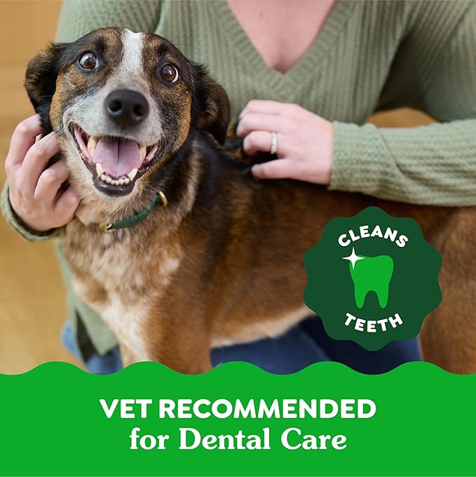 Greenies Regular Dental Dog Treats, 3-Flavor Variety Pack, (3) 12 oz. Pouches, 36 Total Treats