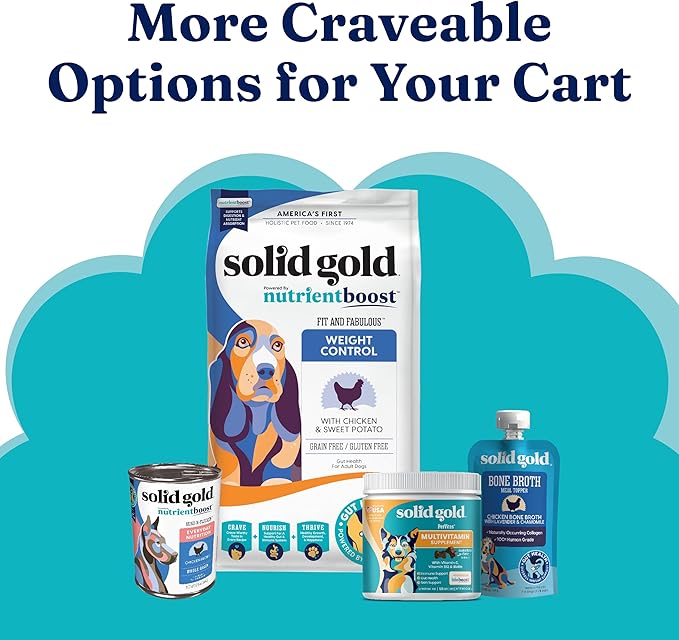 Solid Gold SeaMeal Cat Probiotic &amp; Dog Probiotics for Digestive Health - Kelp Powder Dog &amp; Cat Multivitamin Supplement w/Prebiotics &amp; Digestive Enzymes for Skin, Coat, &amp; Gut + Immune Support - 3.5oz