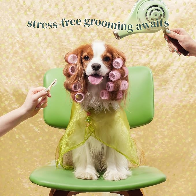 [petora] BRUSH ON ME Gentle Facial &amp; Eye Comb for Dogs &amp; Cats | Smooth &amp; Stress-Free Tear Stain Remover | Fine-Tooth Grooming Tool with Rounded Tips | Comfortable Grip for Daily Pet Grooming