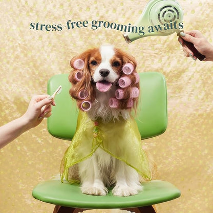 [petora] BRUSH ON ME Gentle Facial &amp; Eye Comb for Dogs &amp; Cats | Smooth &amp; Stress-Free Tear Stain Remover | Fine-Tooth Grooming Tool with Rounded Tips | Comfortable Grip for Daily Pet Grooming