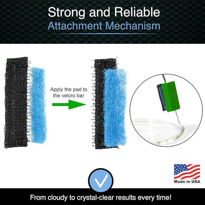 SNOWTREE Magnetic Glass Cleaner BoroBuddy | Glass Pieces, Bottles, Vases | Compact Design for Tighter Spaces &amp; Smaller Glass Pieces | Double Sided | Green