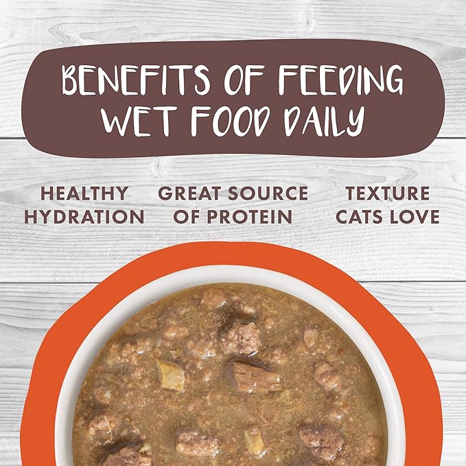 Weruva Classic Cat Stews!, Taco Stewsday with Beef, Chicken &amp; Salmon in Gravy, 5.5oz Can (Pack of 8)