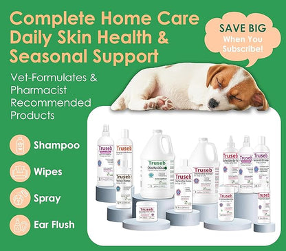 Topical Chlorhexidine 4% Shampoo for Dogs, Cats &amp; Horses (Gallon)- with Aloe for Cleansing (USA) (Chlorhexidine 4% Shampoo, 1 Gallon)