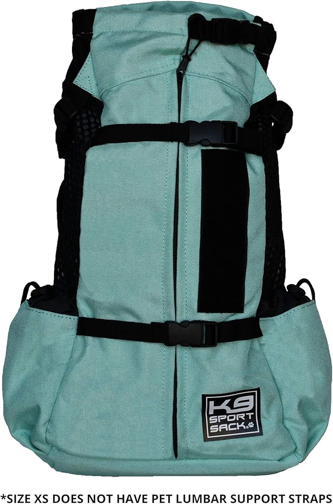K9 Sport Sack Air 2 - Medium, Summer Mint - Ideal for Dogs with 17-19” Back Length - Durable, Breathable Backpack-Style Carrier - Perfect for Walks, Short Hikes &amp; Public Transportation