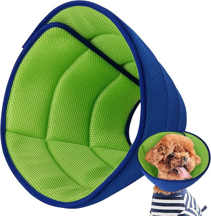 Soft Dog Cone Collar After Surgery Alternative for Dogs to Stop Licking, Comfy Collars for Large/Medium/Small Pet, Adjustable Elizabethan Neuter Recovery E Cones of Shame Neck &amp; Head Ecollars, Cat