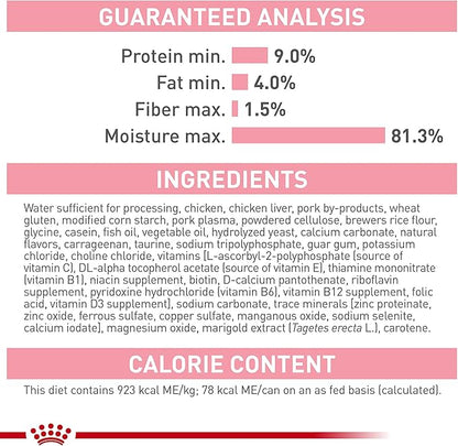 Royal Canin Feline Health Nutrition Mother &amp; Babycat Ultra Soft Mousse in Sauce Canned Cat Food, 3 oz can (24-count)