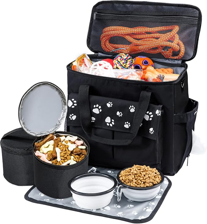Dog Travel Bag, Airline Approved Dogs Bags for Traveling, 2 Dog &