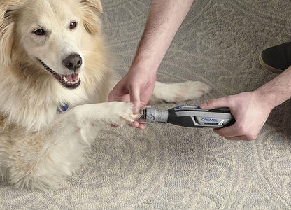 Dremel PawControl 7760-PGK Dog Nail Grinder and Trimmer - Cordless &amp; Rechargeable Pet Grooming Tool Kit - Safe and Humane for Dogs, Cats, and Small Animals