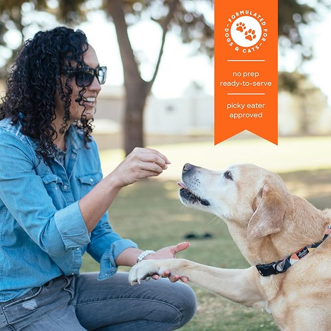 smallbatch Freeze Dried Dog Treats, Superfood Food Topper Chicken Bites for Dogs &amp; Cats, Probiotics, Organic Ingredients, High Protein, Grain Free Healthy Treat Food Topper, Made in The USA, 7 oz Bag