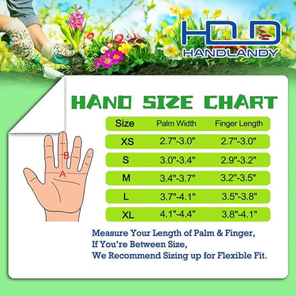 HANDLANDY Rose Pruning Gardening Gloves for Men &amp; Women, Thornproof Long Gauntlet Gloves, Pigskin Leather - Breathable &amp; Durability (Large)