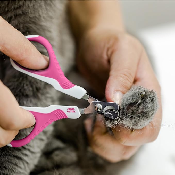 Mr. Pen Cat Nail Trimmer - Pink, Cat &amp; Dog Nail Clippers, Kitten &amp; Small Dog Claw Trimmer