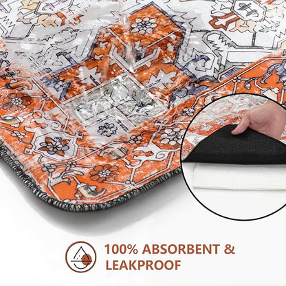 Washable Pee Pads for Dogs 2 Pack, Absorbent Reusable Puppy Pads Waterproof, Leakproof &amp; Non-Slip Whelping Pad, Potty Training Pads for Dogs Playpen Mat 24x36