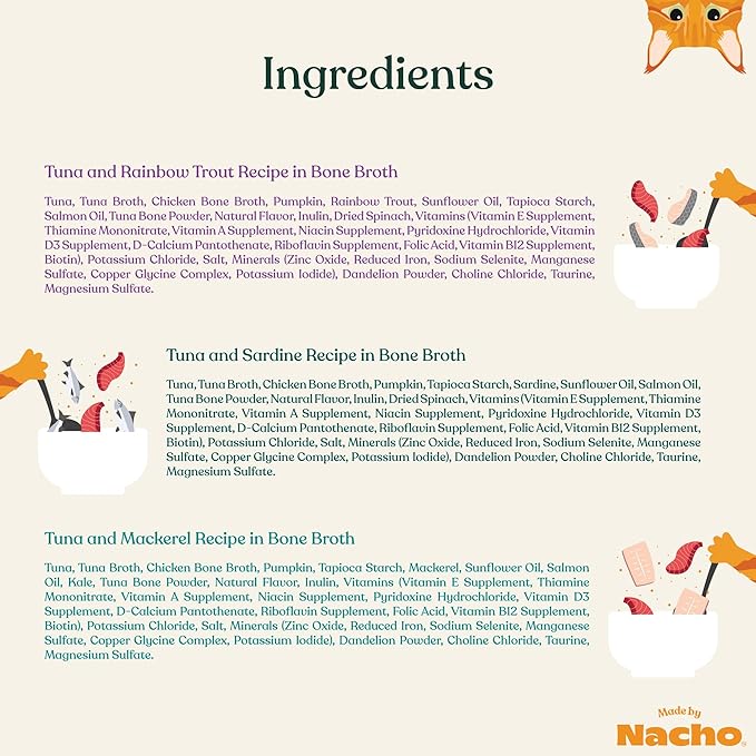 Made by Nacho Flaked Filets Recipe in Bone Broth, Grain-Free Chef&
