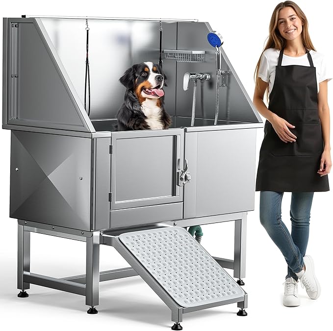 DWVO Professional Pet Dog Bathing Station for Grooming, 50&