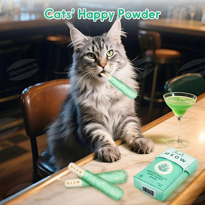 Homrich Catnip Toys for Cats, 3-Pack Funny Cat Toys Filled with 100% Pure Organic Catnip, Safe Kitten Teething Chew &amp; Kicker Toys - Interactive Cat Toys for Bored Indoor Adult Cats