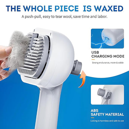 Pet Steam Brush for Dog &amp; Cat – Spray Hair Removal Comb – Steam for Shedding &amp; Grooming – Water Brush for Long &amp; Short Haired Pets
