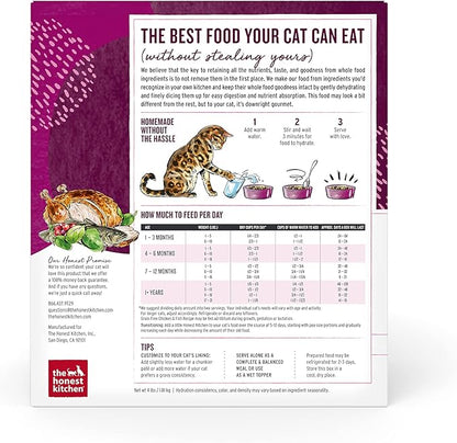 The Honest Kitchen Dehydrated Grain Free Chicken &amp; Fish Cat Food, 4 lb Box