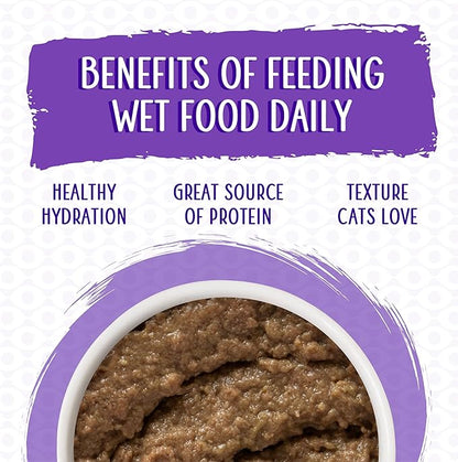Weruva Wet Cat Food, Meal or No Deal with Chicken and Beef Pate, 5.5oz Can, Pack of 8