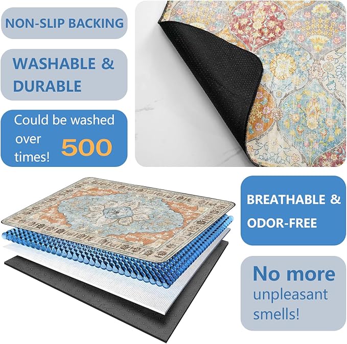Washable Pee Pads for Dogs 2 Pack, Absorbent Reusable Puppy Pads Waterproof, Leakproof &amp; Non-Slip Whelping Pad, Potty Training Pads for Dogs Playpen Mat 24x36