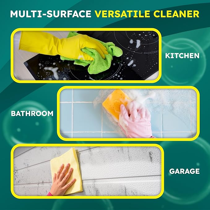 All-Purpose Cleaner &amp; Degreaser – Heavy-Duty Grease &amp; Stain Remover for Home, Kitchen, Garage &amp; Industrial Use, Surface-Friendly Cuts Through Tough Dirt – 1 Gallon