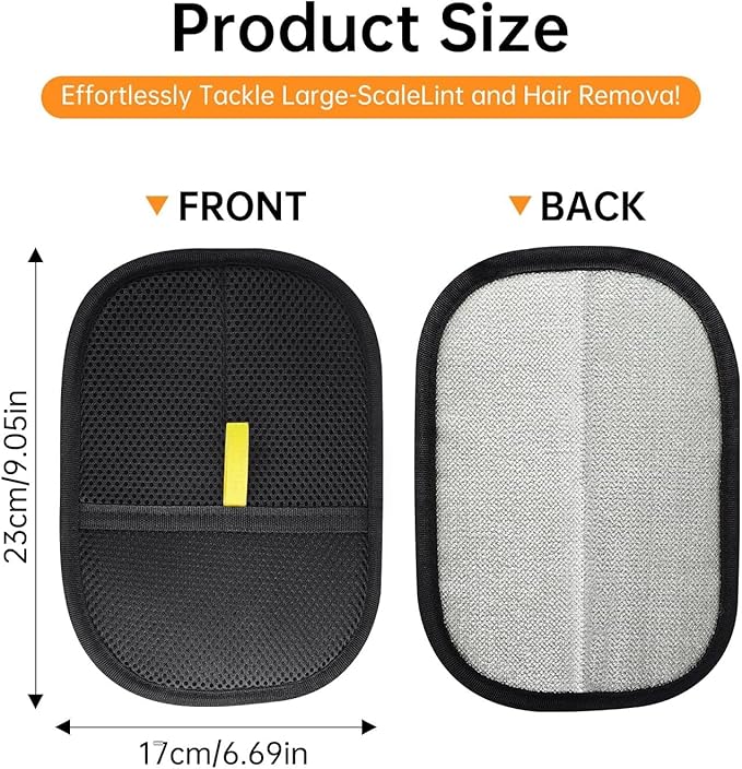 Static Pet Hair Removal Glove for Cats &amp; Dogs, Efficient Grooming Gloves for Pet Hair, Cat Grooming Gloves for Hair Removal