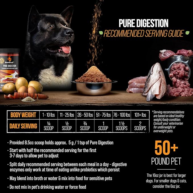 Dog &amp; Cat Premium Probiotic Prebiotic &amp; Digestive Enzymes 5 Billion CFU Organic Turmeric Coconut Oil Pure Pumpkin &amp; Kelp for Healthy Bowels Gut &amp; UTIs Beef Liver Flavor