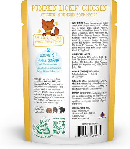 Weruva Cats in The Kitchen, Pumpkin Lickin&
