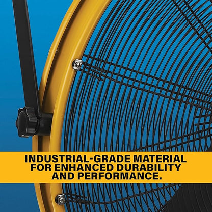 CAT 30 Inch Outdoor IPX4 Weatherproof High Velocity Wall Mounted Shroud Fan. 8900 CFM, 3 Speed - For Industrial, Commercial, &amp; Residential Use. cETL Certified