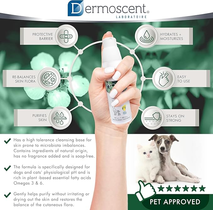 Dermoscent PYOclean® Spray for Dogs &amp; Cats 50 ml (1.66 fl. oz.)