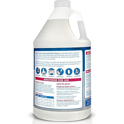 OdoBan Pet Solutions No Rinse Neutral pH Floor Cleaner Concentrate, Made in the USA, Splash O&