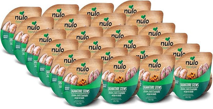 Nulo Freestyle Cat &amp; Kitten Wet Cat Food Signature Stew, Premium All Natural Grain-Free Cat Food Topper with No Added Minerals or Preservatives and High Animal-Based Protein, 1 Count (Pack of 24)