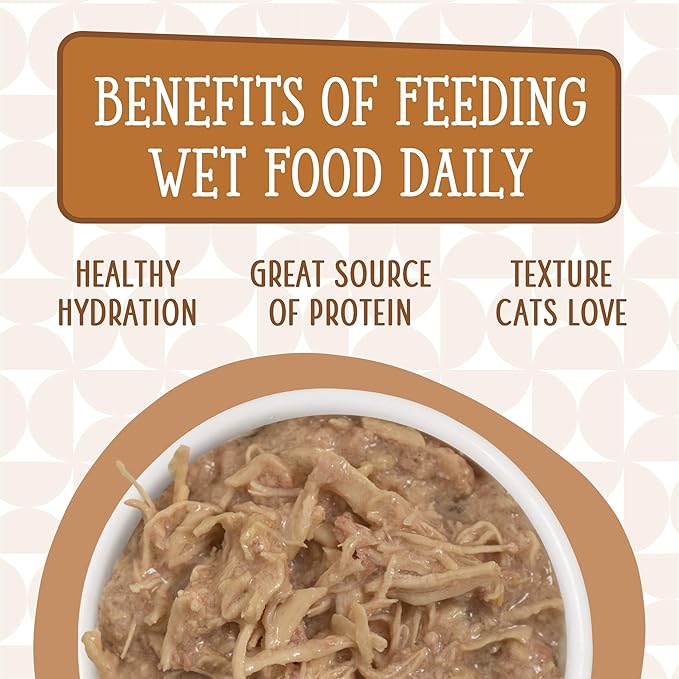 Weruva Cats in The Kitchen, Fowl Ball with Chicken &amp; Turkey Au Jus Cat Food, 3.2oz Can (Pack of 24)