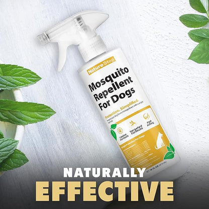 Mosquito Repellent Spray for Dogs, DEET-Free &amp; Pet-Safe Bug Spray for Outdoor Protection, 16 oz (475mL)